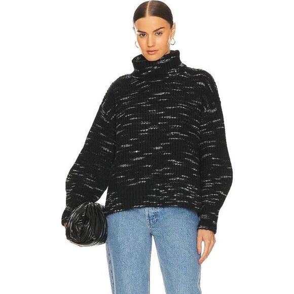 Varley Womens Chunky Oversized Marlena Cowl Neck Balloon Sleeve Sweater L - Picture 1 of 11